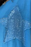 Made in Italy Sahara Star Sack Dress Cerulean